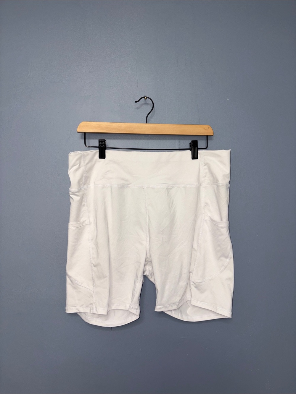 White Bike Shorts
